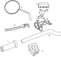 Baugruppe NQi Sport 18-23 - Lenker links