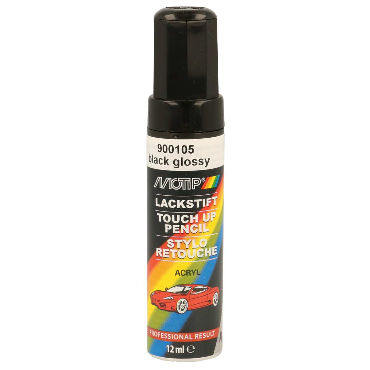 Rallye Lackstift schwarz glanz 12ml