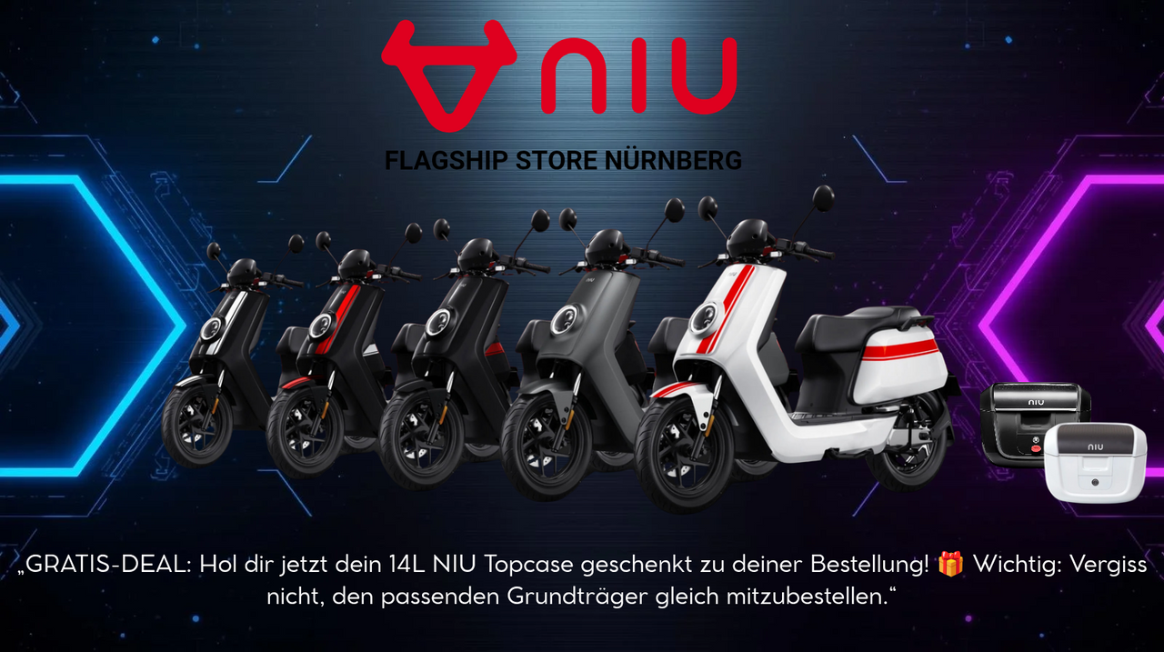 NIU NQI GTS 80km/h. + GRATIS DEAL
